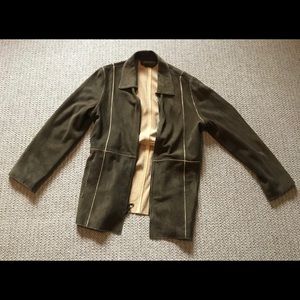 Robert Comstock Suede Leather Jacket M Like New